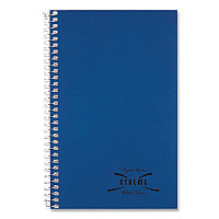 National Paper Single-Subject Wirebound Notebooks, Medium/College Rule, Blue Kolor Kraft Front Cover, (80) 7.75 x 5 Sheets (33502)