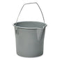 AbilityOne 7240000606006, SKILCRAFT Utility Pail, 10 qt, Polyethylene, Gray, 10" dia