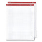 Universal Easel Pads/Flip Charts, Quadrille Rule (1 sq/in), 27 x 34, White, 50 Sheets, 2/Carton (UNV35602)