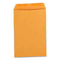 Universal Self-Stick Open End Catalog Envelope, #1, Square Flap, Self-Adhesive Closure, 6 x 9, Brown Kraft, 100/Box (UNV42200)