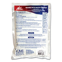 PhysiciansCare Reusable Hot/Cold Pack, 8.63 x 8.63, White (13462)