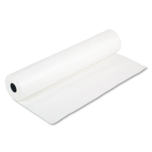 Pacon Rainbow Duo-Finish Colored Kraft Paper, 35 lb Wrapping Weight, 36" x 1,000 ft, White (63000)