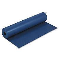 Pacon Rainbow Duo-Finish Colored Kraft Paper, 35 lb Wrapping Weight, 36" x 1,000 ft, Dark Blue (63180)