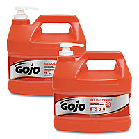 GOJO NATURAL ORANGE Pumice Hand Cleaner, Citrus Scent, 1 gal, 2/Carton (095502CT)