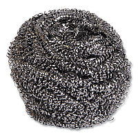 Boardwalk(R) Stainless Steel Scrubber, Steel Gray, 12 Scrubbers (BWK50)