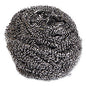 Boardwalk(R) Stainless Steel Scrubber, Steel Gray, 12 Scrubbers (BWK50)