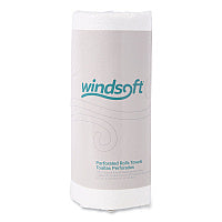 Windsoft Kitchen Roll Towels, 2-Ply, 11 x 8.5, White, 85/Roll, 30 Rolls/Carton (WIN122085CTB)