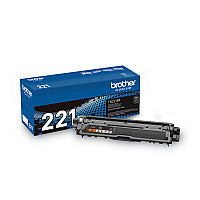 Brother TN221BK Toner, 2,500 Page-Yield, Black