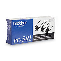 Brother PC-501 Thermal Transfer Print Cartridge, 150 Page-Yield, Black