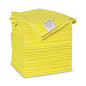 Boardwalk(R) Microfiber Cleaning Cloths, 16" x 16", Yellow, 24 Cloths (BWK16YELCLOTHV2)
