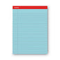 Universal Colored Perforated Ruled Writing Pads, Wide/Legal Rule, 50 Blue 8.5 x 11 Sheets, Dozen (UNV35880)