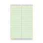 Universal Steno Pads, Pitman Rule, Red Cover, 60 Green-Tint 6 x 9 Sheets (UNV76610)