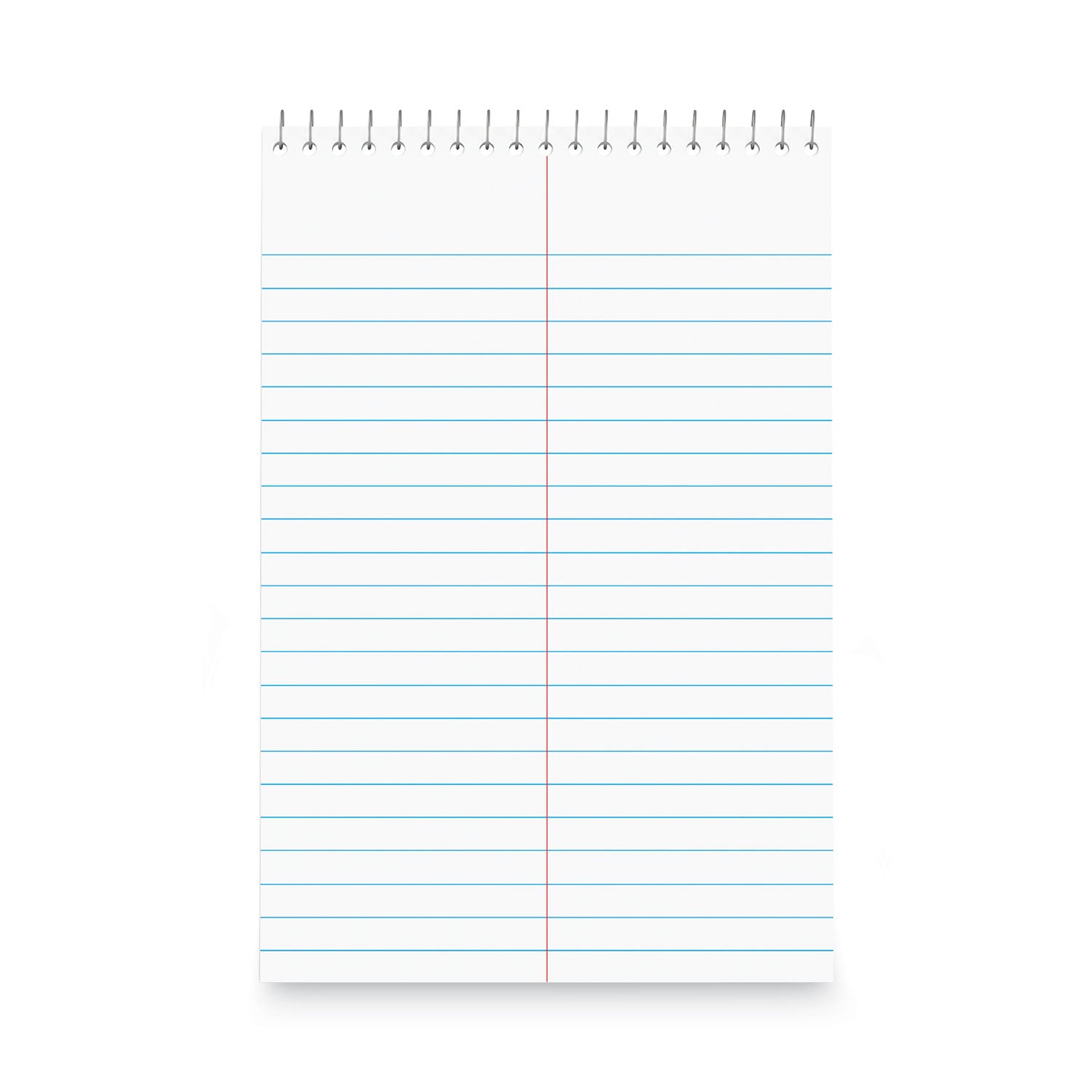 Universal Steno Pads, Gregg Rule, Red Cover, 80 White 6 x 9 Sheets, 6/Pack (UNV96920PK)