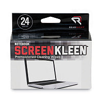 Read Right Notebook ScreenKleen Pads, Cloth, 7 x 5, White, 24/Box (RR1217)