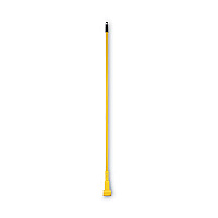 Boardwalk(R) 610 Plastic Jaws 60" Mop Handle, Yellow, 1 Each (BWK610)