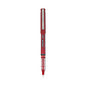 Pilot Precise V7 Roller Ball Pen, Stick, Fine 0.7 mm, Red Ink, Red/Clear Barrel, Dozen (35352)
