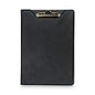 Samsill Value Padfolio, Heavyweight Sealed Vinyl, Brass Clip, Inside Front Pocket, Black (71410)