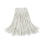 Boardwalk Cut-End Wet Mop Head, Cotton, No. 24, White 12/Carton (BWK2024CCT)