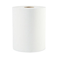 Boardwalk(R) Hardwound Paper Towels, 1-Ply, White, 600-ft. Roll, 12 Rolls (BWK6261B)