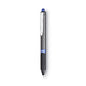 Pentel Oh! Gel Pen, Retractable, Medium 0.7 mm, Blue Ink, Black Barrel, Dozen (K497C)