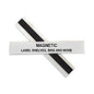 C-Line HOL-DEX Magnetic Shelf/Bin Label Holders, Side Load, 1 x 6, Clear, 10/Box (87227)