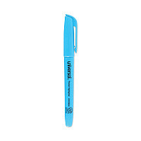 Universal Pocket Highlighters, Fluorescent Blue Ink, Chisel Tip, Blue Barrel, Dozen (UNV08854)