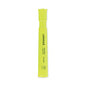 Universal Desk Highlighters, Fluorescent Yellow Ink, Chisel Tip, Yellow Barrel, Dozen (UNV08861)