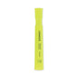 Universal Desk Highlighters, Fluorescent Yellow Ink, Chisel Tip, Yellow Barrel, Dozen (UNV08861)