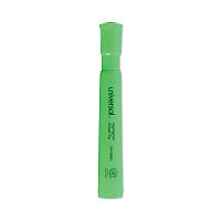 Universal Desk Highlighters, Fluorescent Green Ink, Chisel Tip, Green Barrel, Dozen (UNV08862)