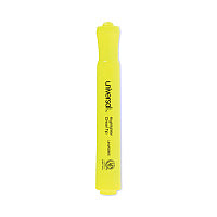 Universal Desk Highlighter Value Pack, Fluorescent Yellow Ink, Chisel Tip, Yellow Barrel, 36/Pack (UNV08866)