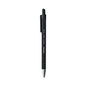 Universal Ballpoint Pen, Retractable, Medium 1 mm, Black Ink, Black Barrel, Dozen (UNV15510)