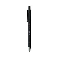 Universal Ballpoint Pen, Retractable, Fine 0.7 mm, Black Ink, Black Barrel, Dozen (UNV15520)