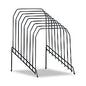 Universal Wire Tiered File Sorter, 8 Sections, Letter to Legal Size Files, 8" x 10.5" x 12.5", Black (UNV20070)