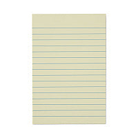 Universal Recycled Self-Stick Note Pads, Note Ruled, 4" x 6", Yellow, 100 Sheets/Pad, 12 Pads/Pack (UNV28073)
