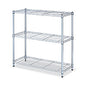 Alera Residential Wire Shelving, Three-Shelf, 36w x 14d x 36h, Silver (ALESW833614SR)