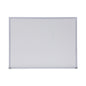 Universal Melamine Dry Erase Board with Aluminum Frame, 24 x 18, White Surface, Anodized Aluminum Frame (UNV43622)