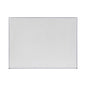 Universal Melamine Dry Erase Board with Aluminum Frame, 48 x 36, White Surface, Anodized Aluminum Frame (UNV43624)