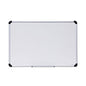 Universal Deluxe Porcelain Magnetic Dry Erase Board, 36 x 24, White Surface, Silver/Black Aluminum Frame (UNV43841)