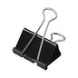 Universal Binder Clip Zip-Seal Bag Value Pack, Mini, Black/Silver, 144/Pack (UNV10199VP)