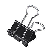 Universal Binder Clip Zip-Seal Bag Value Pack, Medium, Black/Silver, 36/Pack (UNV10210VP)