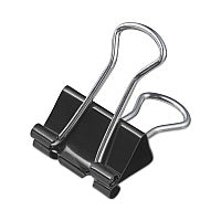 Universal Binder Clips Value Pack, Small, Black/Silver, 36/Box (UNV10200VP3)