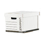 Universal Heavy-Duty Fast Assembly Lift-Off Lid Storage Box, Letter/Legal Files, White, 12/Carton (UNV95224)