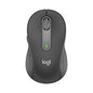 Logitech Signature M650 for Business Wireless Mouse, Medium, 2.4 GHz Frequency, 33 ft Wireless Range, Right Hand Use, Graphite (910006272)