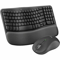 Logitech Wave Keys MK670 Combo, Wireless Ergonomic Keyboard with Signature