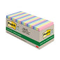 Post-it Original Recycled Note Pad Cabinet Pack, 3" x 3", Sweet Sprinkles Collection Colors, 75 Sheets/Pad, 24 Pads/Pack (654R24CPAP)