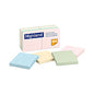 Highland Self-Stick Notes, 3" x 3", Assorted Pastel Colors, 100 Sheets/Pad, 12 Pads/Pack (6549A)