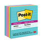 Post-it Pads in Supernova Neon Collection Colors, Note Ruled, 4" x 4", 90 Sheets/Pad, 6 Pads/Pack (6756SSMIA)