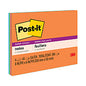 Post-it Meeting Notes in Energy Boost Collection Colors, 8" x 6", 45 Sheets/Pad, 4 Pads/Pack (6845SSP)