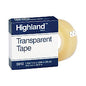 Highland Transparent Tape, 1" Core, 0.75" x 36 yds, Clear (5910341296)