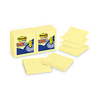 Post-it Pop-up 3 x 3 Note Refill, 3" x 3", Canary Yellow, 90 Sheets/Pad, 12 Pads/Pack (R33012SSCY)